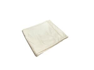 Queen Sized Flat Sheet Solid Honey Beige Yellow Color 100% Cotton Soft India